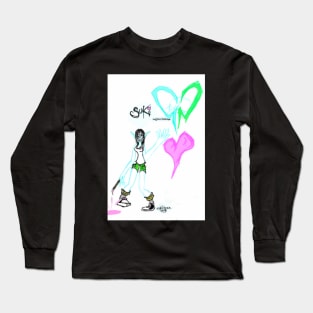 Suki created by Paul Streeter Trademark and Copyright Paul Streeter (wtbkgnd) Heart Long Sleeve T-Shirt